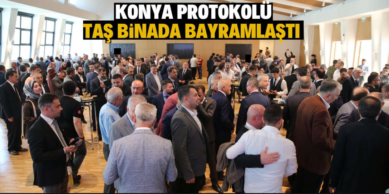 Konya'da bayramlaşma programı gerçekleşterildi