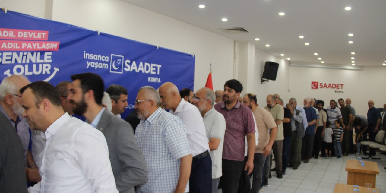 Saadet Partisi Konya Teşkilat mensupları bayramlaştı