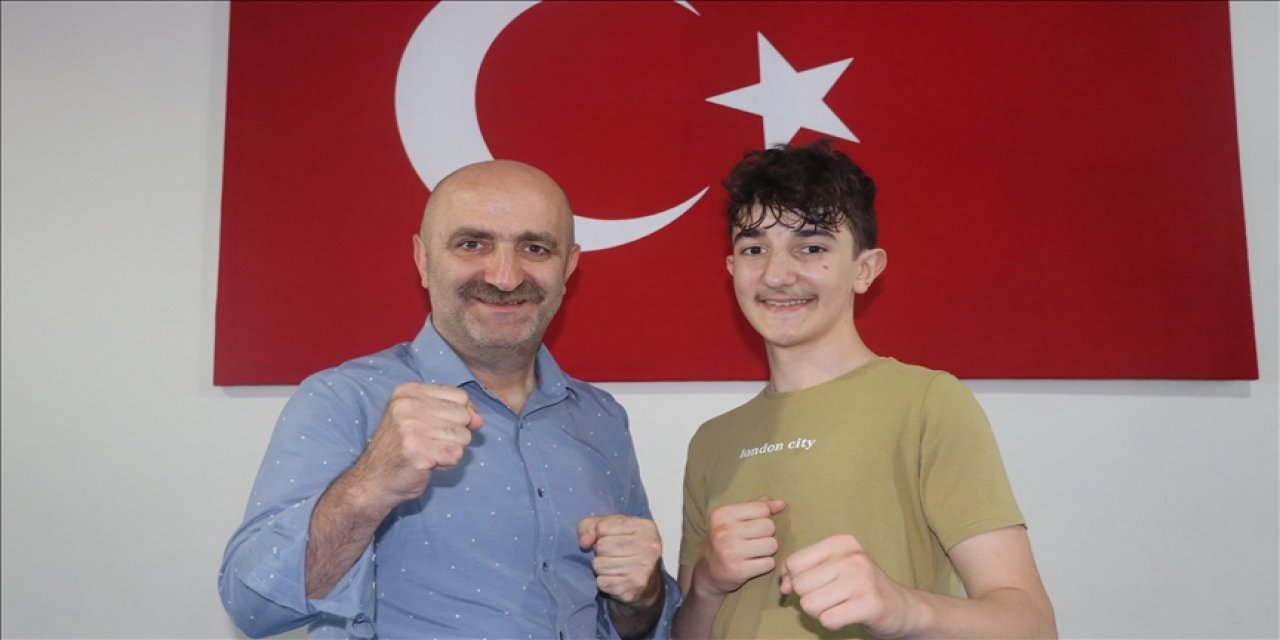 Babası tekvandoya yönlendirdi Türkiye şampiyonu oldu