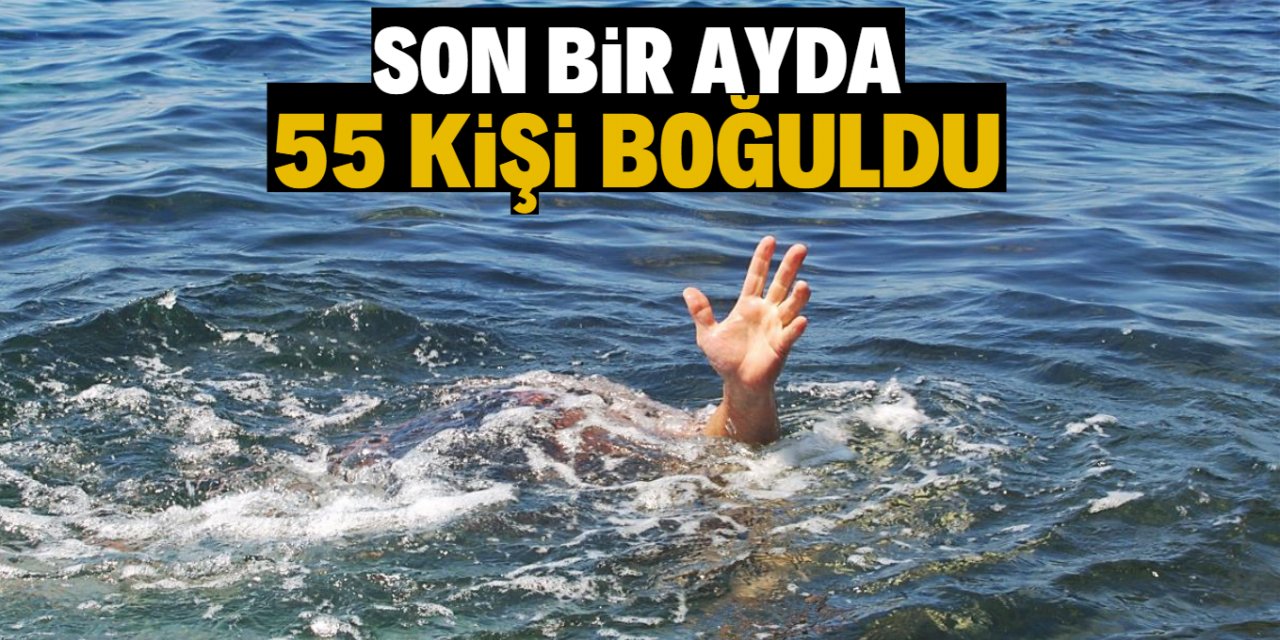 Konya'da 3kişi olmak üzere Türkiye geneli bir ayda 55 kişi deniz, göl ve göletlerde boğuldu