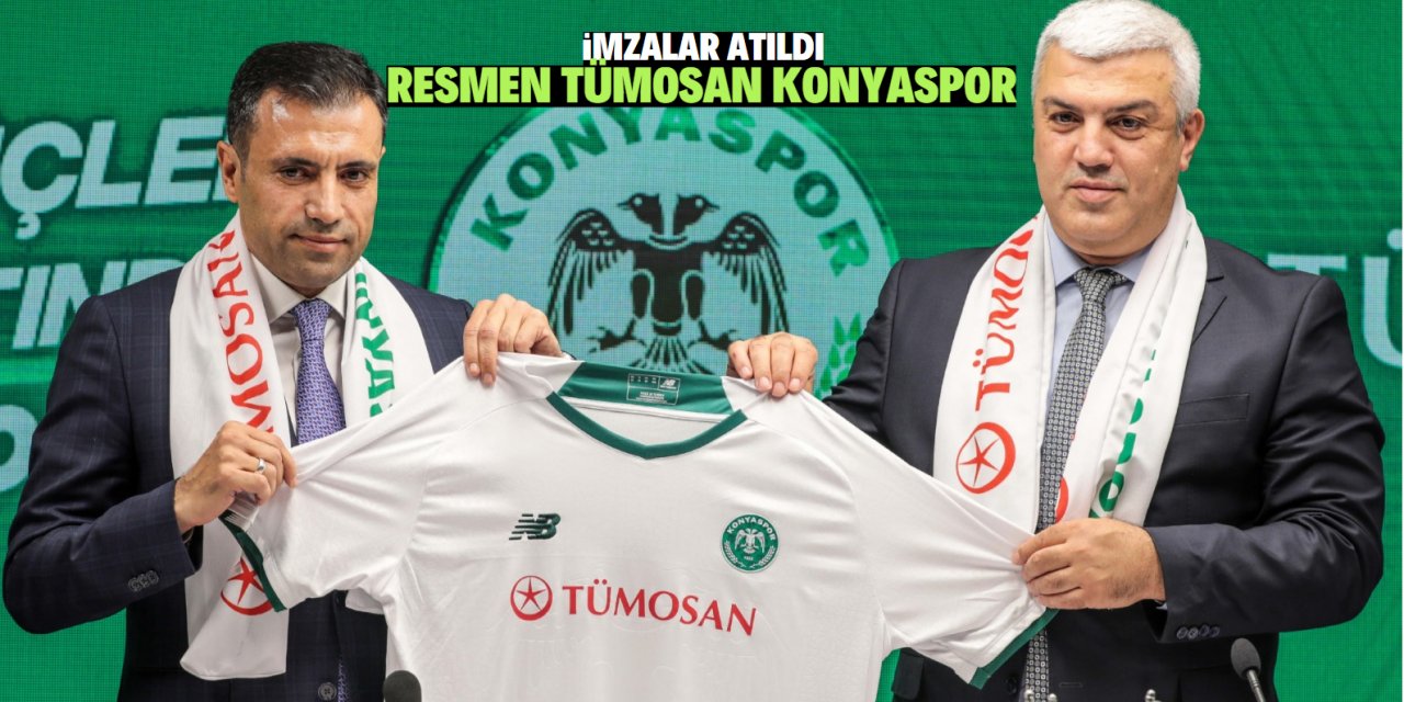 Konyaspor’un yeni sponsoru  resmen TÜMOSAN oldu