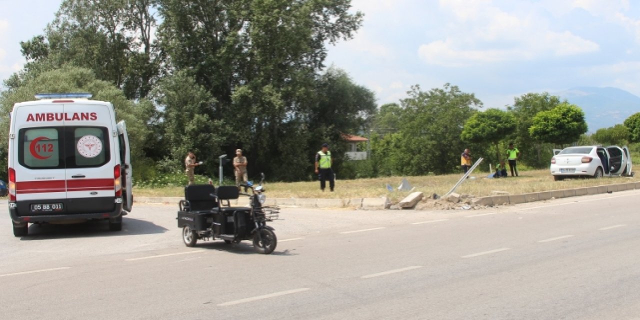 Trafik kazasında 5 kişi yaralandı