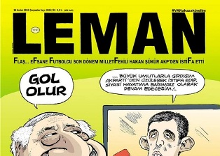 Leman'dan Hakan Şükür'lü kapak!