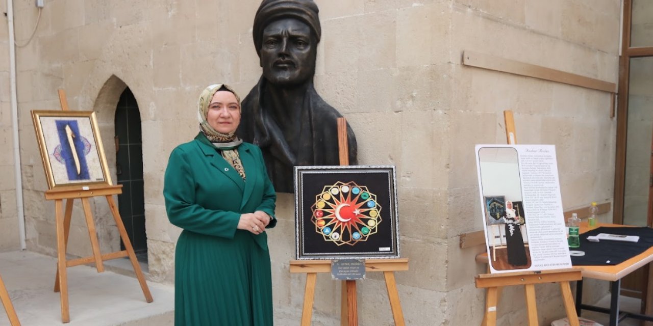 Filografi sanatçısı Kezban Arslan dördüncü kişisel sergisini açtı