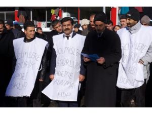 Erzurum'da Hdp'liler Dönüşümlü Açlık Grevi Başlattı