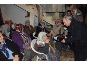 Başkan Özgan’a Köyünde Coşkulu Karşılama