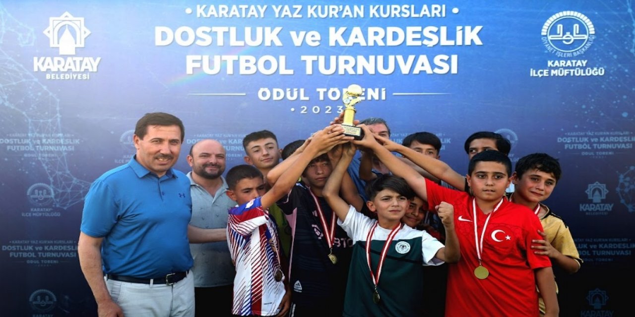 Karatay Yaz Kuran Kursları Futbol Turnuvası sona erdi