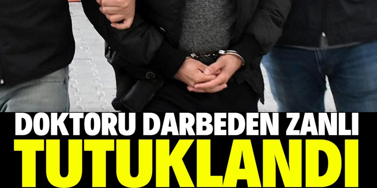 Konya'da doktoru darbeden zanlı tutuklandı