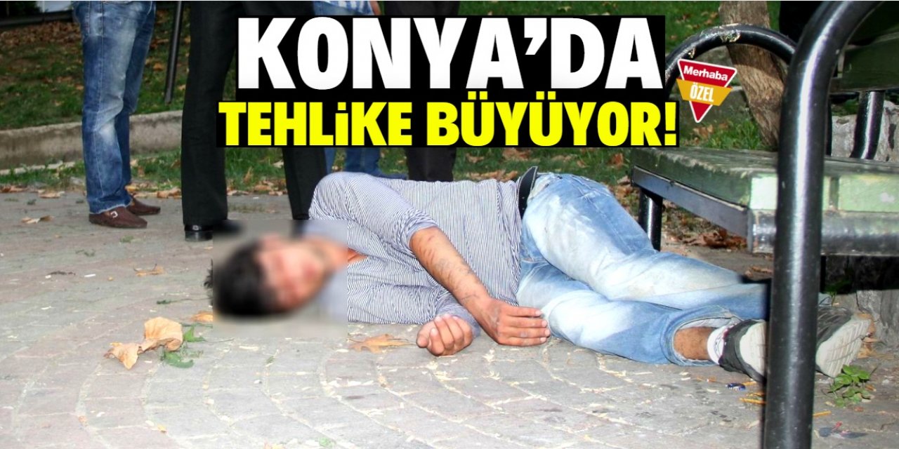 Konya'da uyuşturucu kullanımında ciddi artış var!
