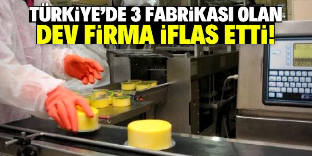 3 şehirde fabrikası olan Türk firması iflas etti! Kaşar peyniri meşhurdu