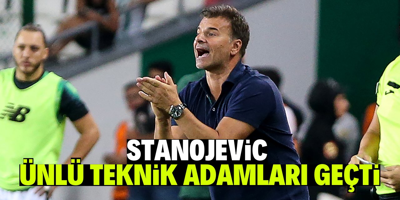 Stanojevic Süper Lig’in zirvesinde
