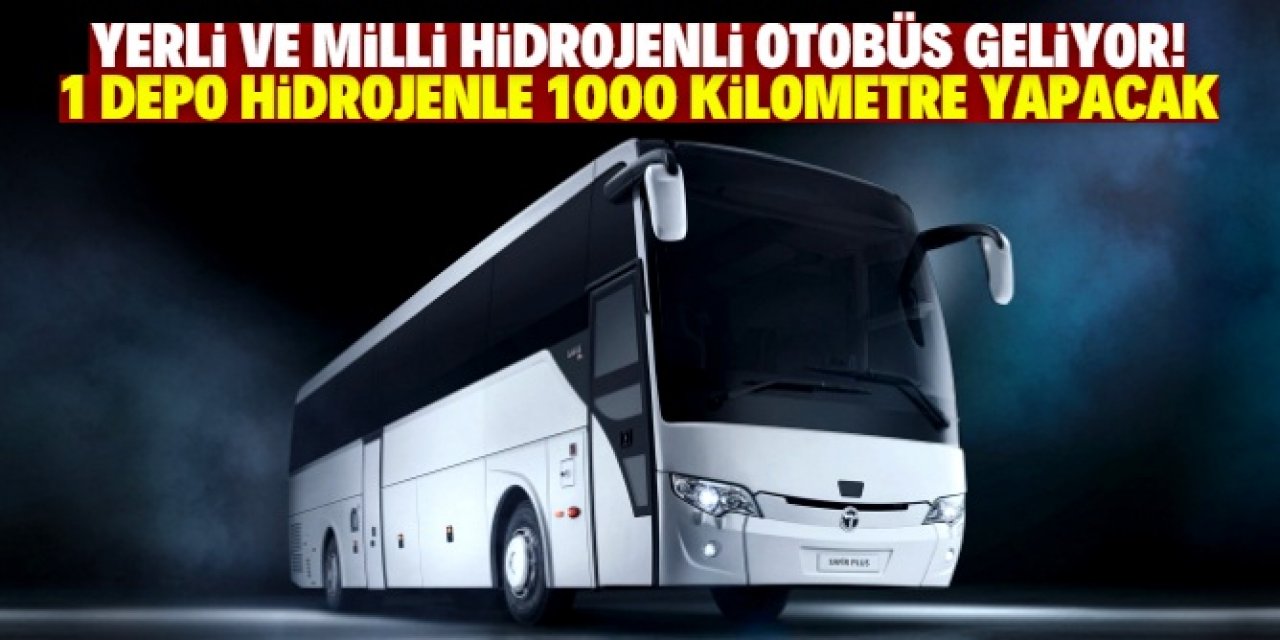 Türkiye yerli ve milli hidrojenli otobüs üretecek: Bu tarihte yollarda göreceğiz