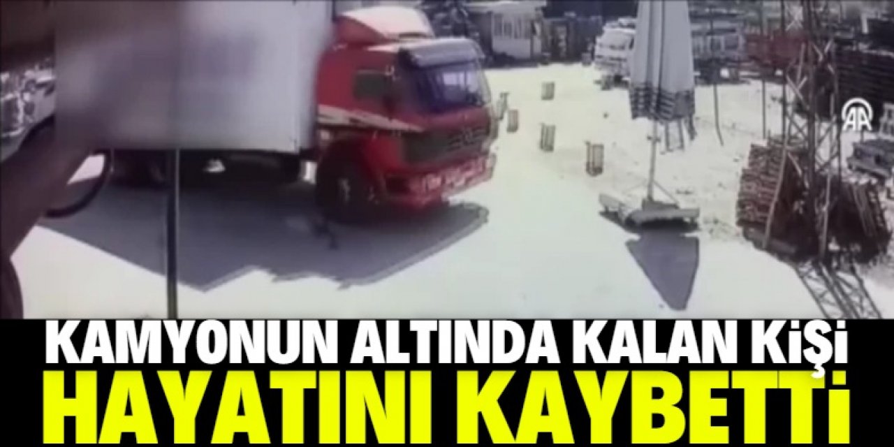 Konya'da kamyonun altında kalan kişi öldü