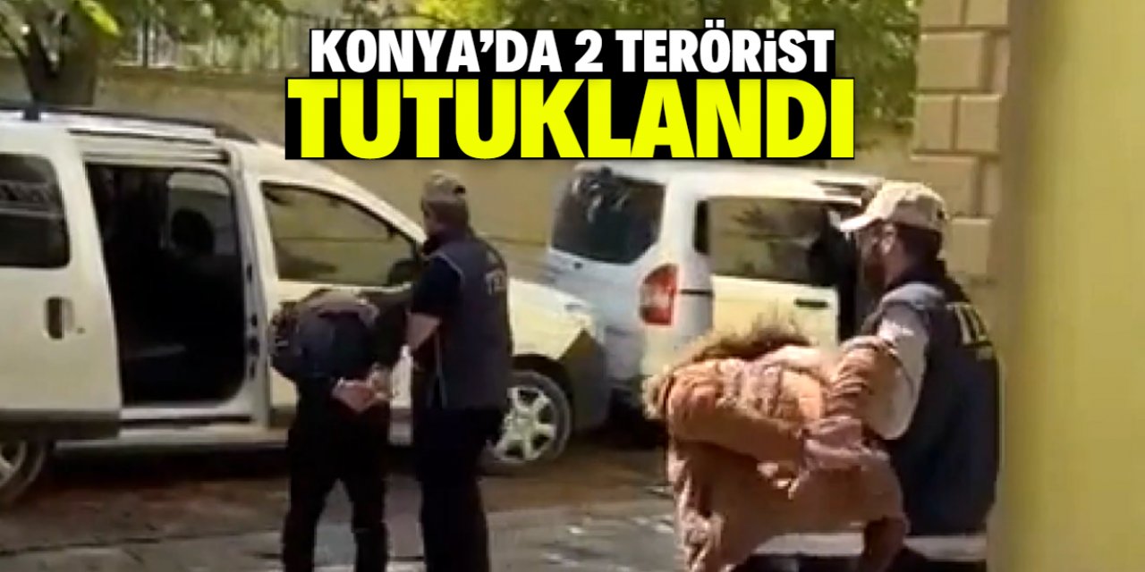 Konya'da terör örgütü PKK/KCK üyesi 2 zanlı tutuklandı