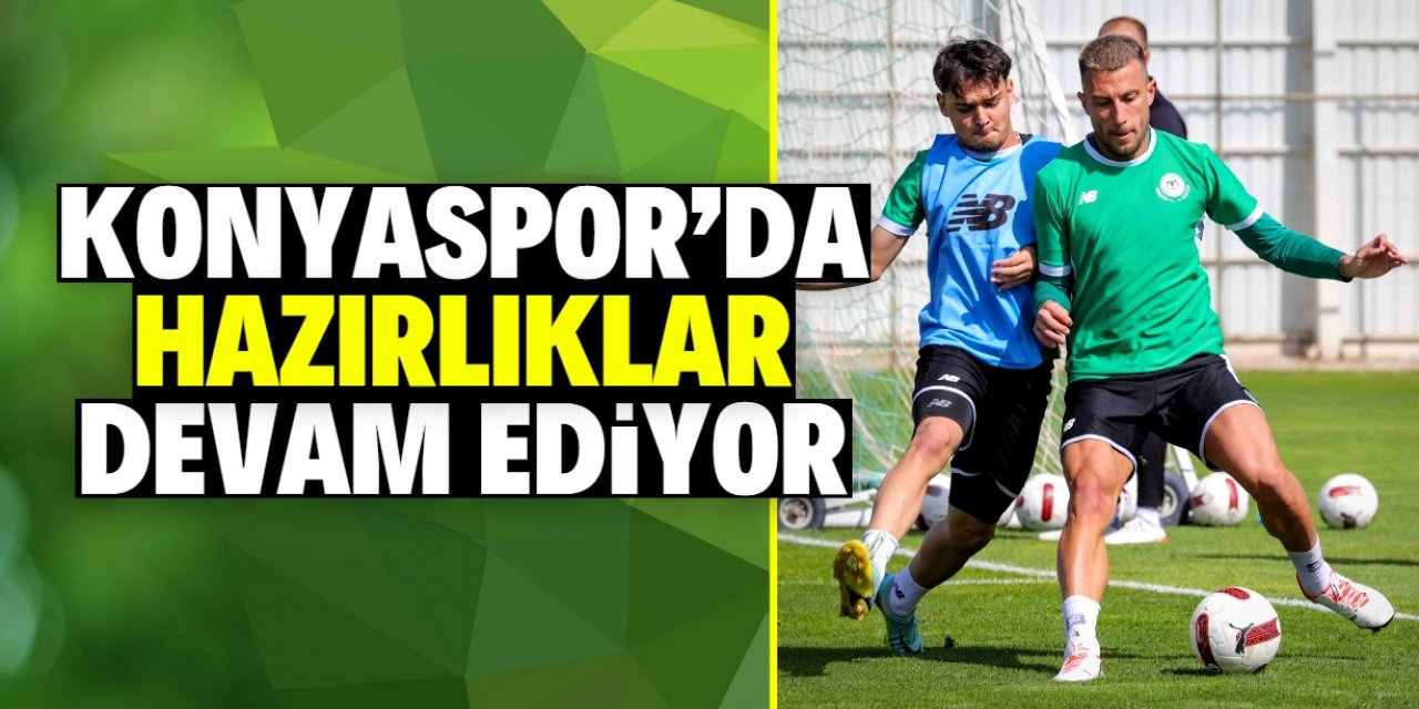 Konyaspor'da Atakaş Hatayspor maçı hazırlıkları devam ediyor