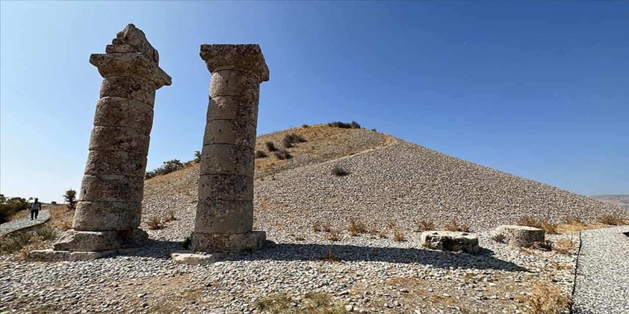 Adıyaman'daki Karakuş Tümülüsü'nde detaylı jeoradar çalışmalarına başlandı
