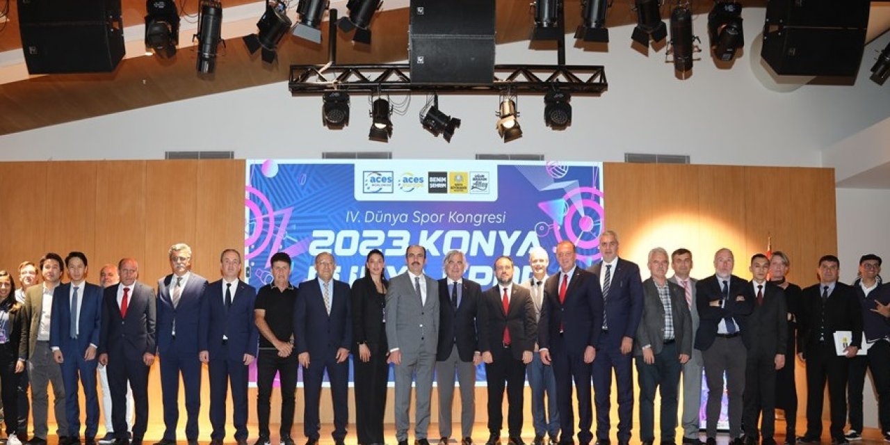 4. Dünya Spor Kongresi Konya'da gerçekleştirildi