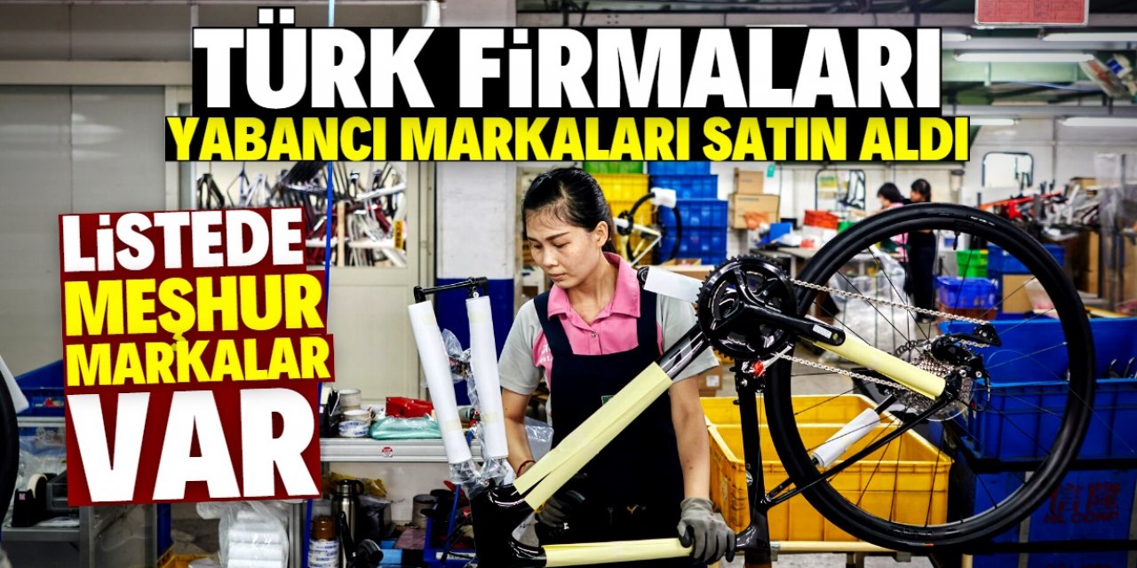 Türk firmaları yabancı 15 markayı satın aldı! Meşhur markaların tam listesi