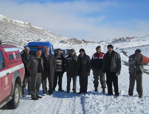 Bozkır'da hayvanlar unutulmadı