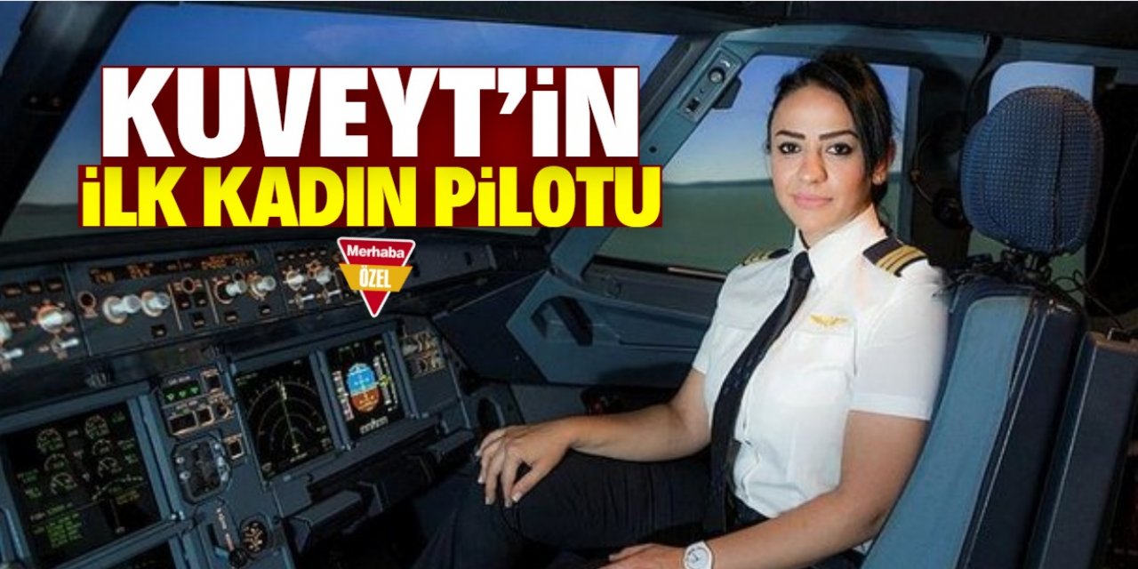 Kuveyt’in ilk kadın pilotu