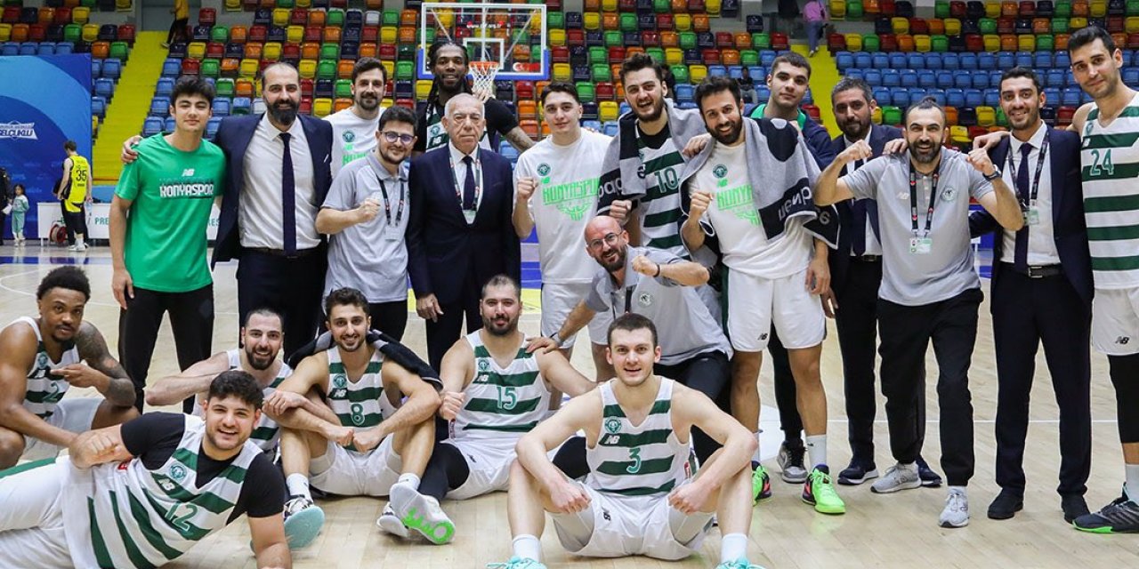 Konyaspor Basketbol evinde kazandı