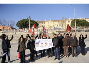 Çanakkale Cezaevi Önünde Eylem Yapıldı