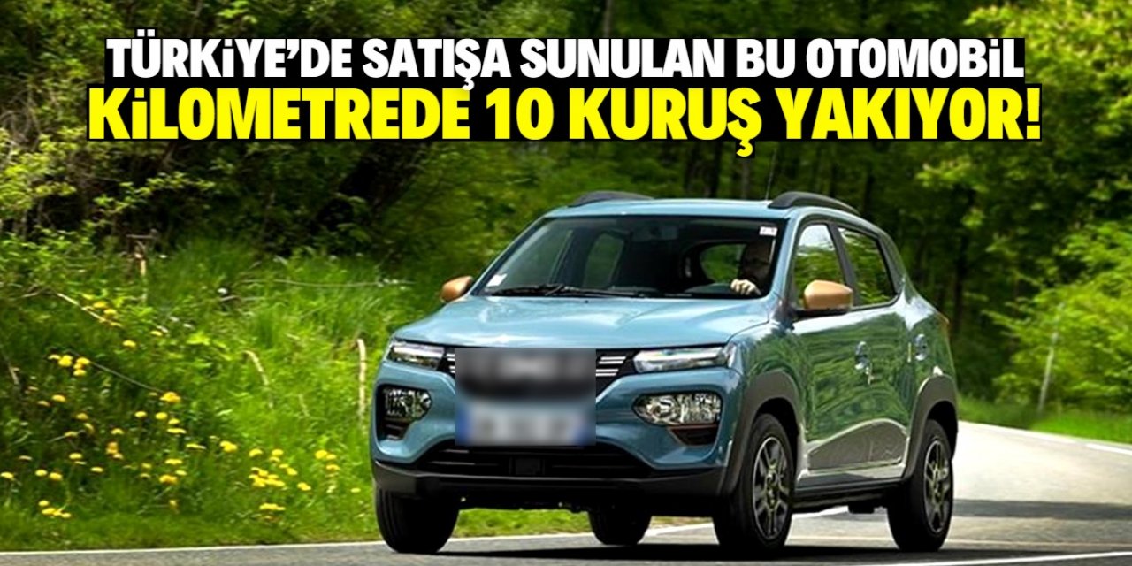 Kilometrede 10 kuruş yakan otomobil Türkiye'de satışa sunuldu!