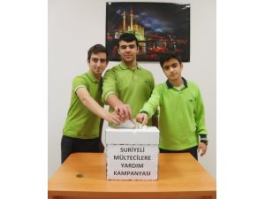 Aydın Özel Yesevi Lisesi Öğrencilerinden Suriyelilere Yardım