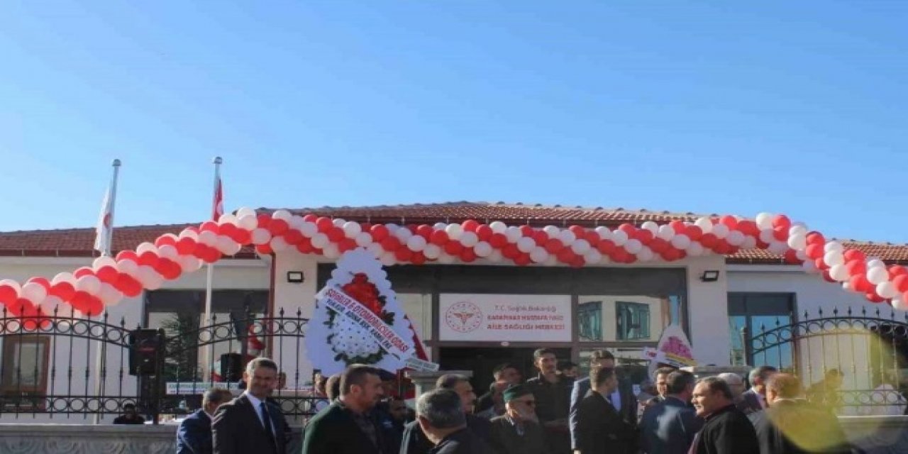 Karapınar'da Mustafa İvriz Aile Sağlık Merkezi hizmete açıldı