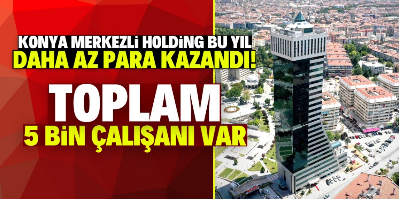 Konya merkezli holdingin kazancı 380 milyon lira azaldı!