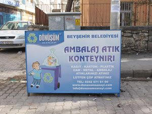 Geri dönüşüm kumbaraları artırıldı