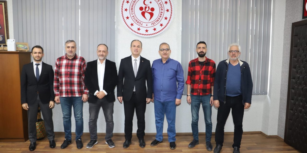 TSYD Konya’dan GSİM Müdürü Abdurrahman Şahin’e ziyaret