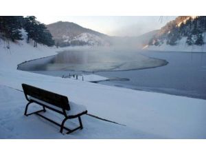 Bolu'da Dondurucu Soğuk Etkili Oluyor