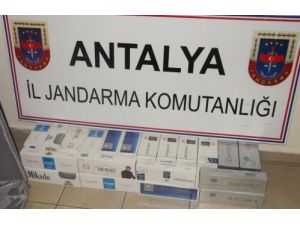 Alanya'da 600 Paket Gümrük Kaçağı Murad Alamdar Sigarası Ele Geçirildi