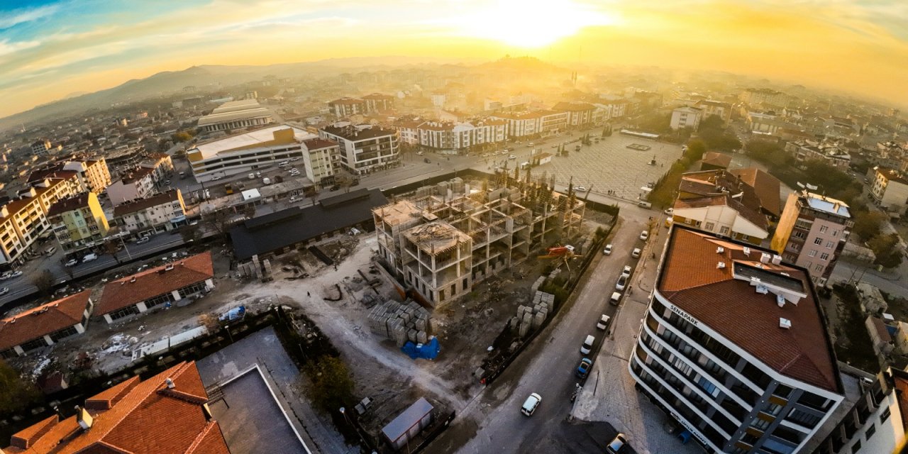 Karapınar'da yeni belediye binası yapılıyor