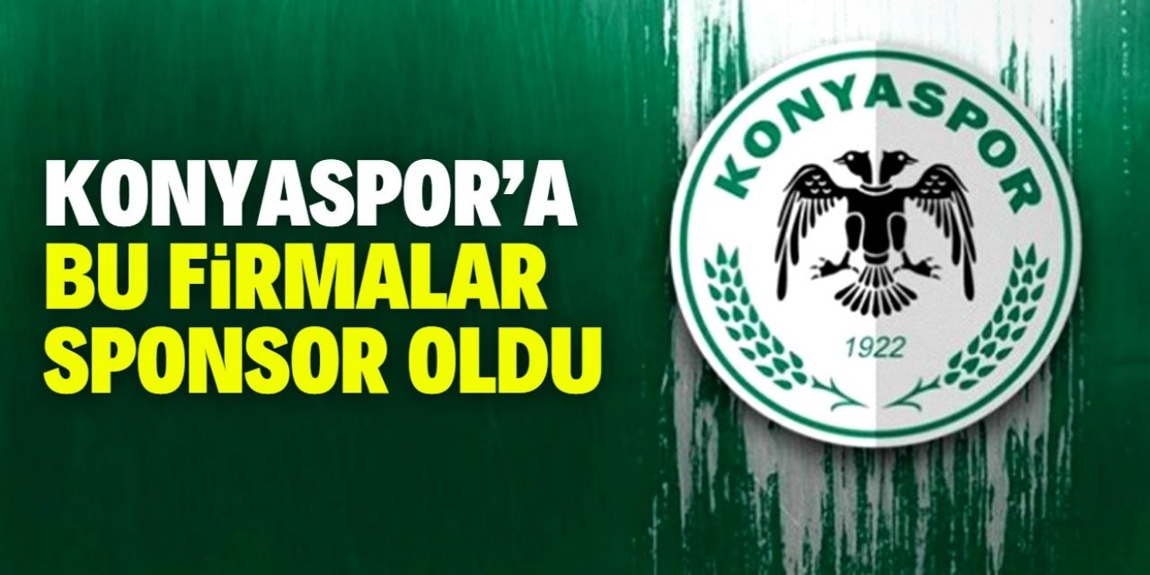 Konyaspor'a 7 firma sponsor oldu! İşte isimleri