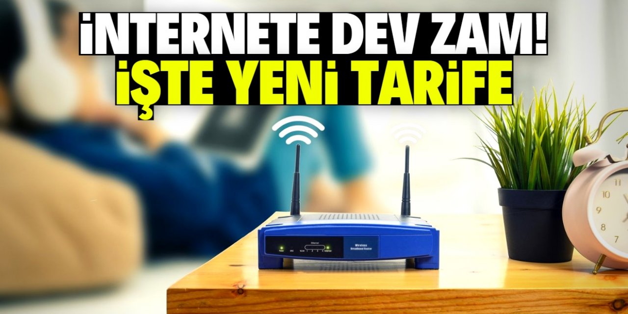 Türkiye genelinde internete dev zam geldi! Yeni tarifeye tepki var
