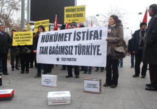 Ayakkabı kutulu protesto