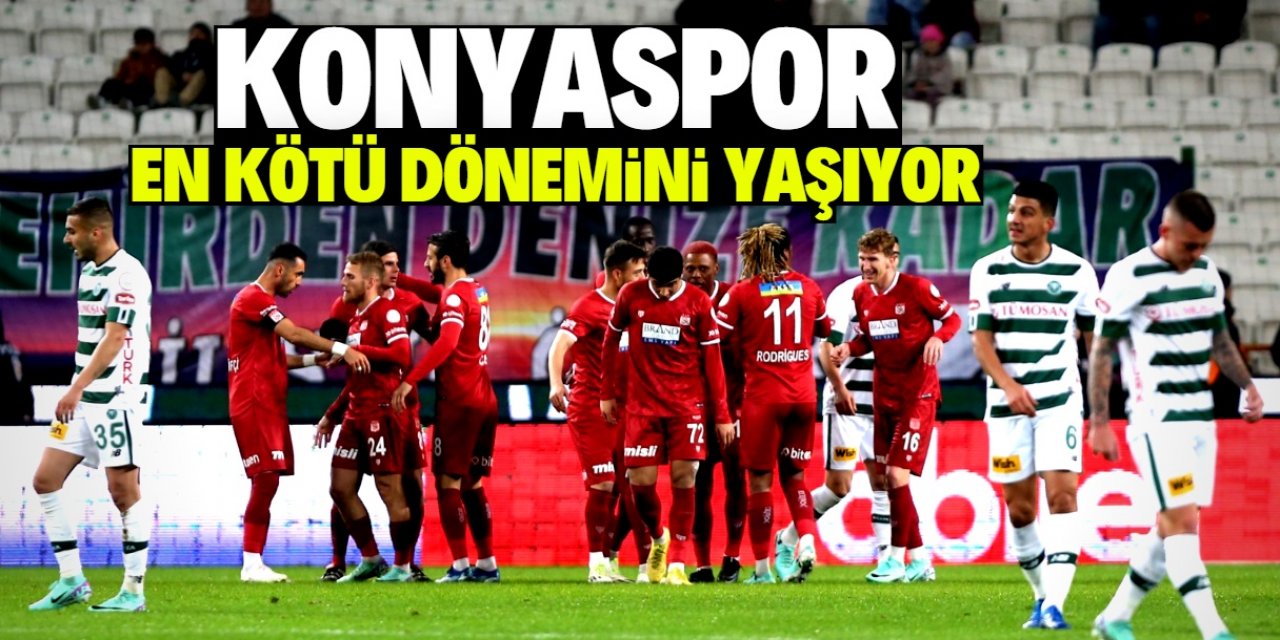 Konyaspor en kötü dönemini yaşıyor