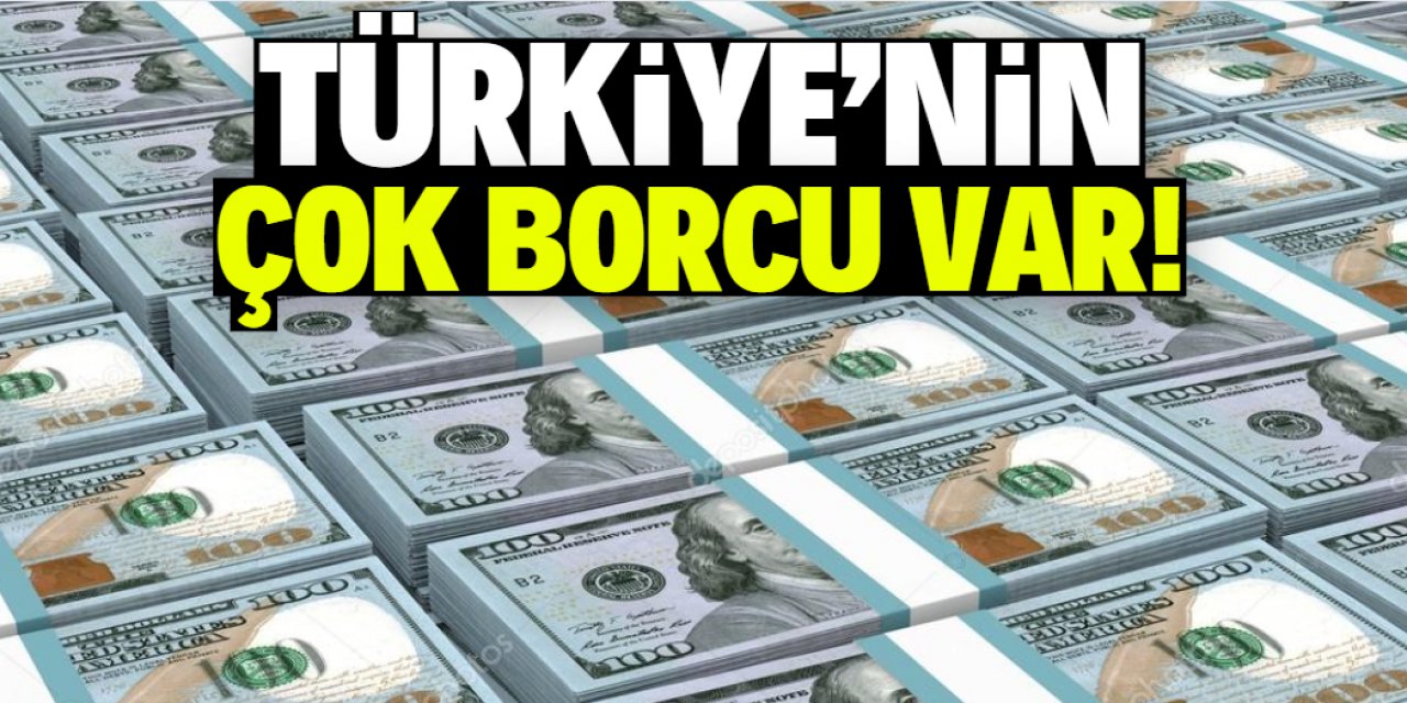 Türkiye'nin ne kadar dış borcu var? Dudak uçuklatan rakam