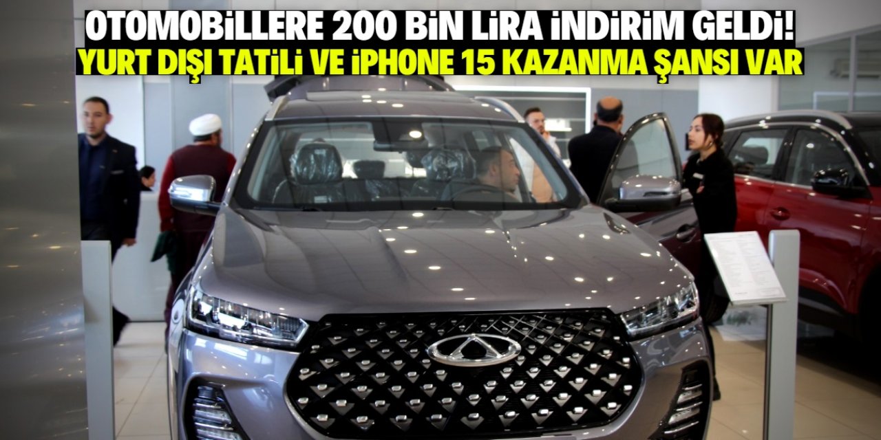Konya'da otomobil alanlara yurt dışı tatili ve iphone 15 hediye edilecek!