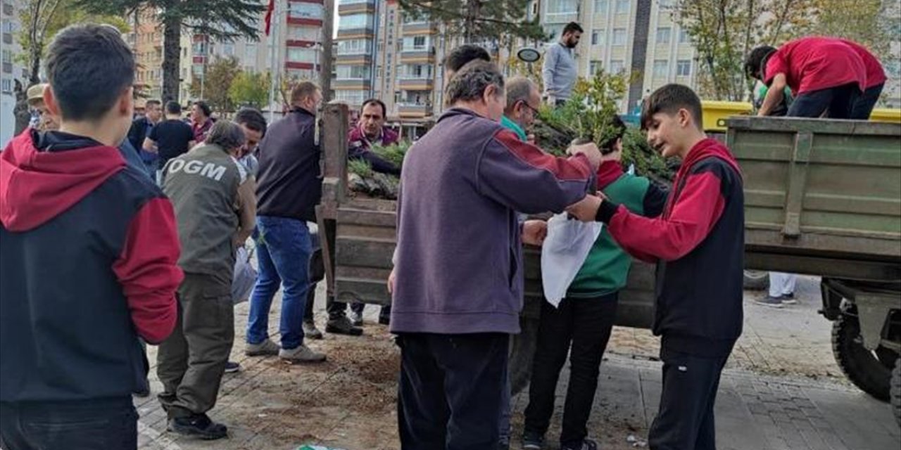 Seydişehir'de vatandaşlara fidan dağıtıldı