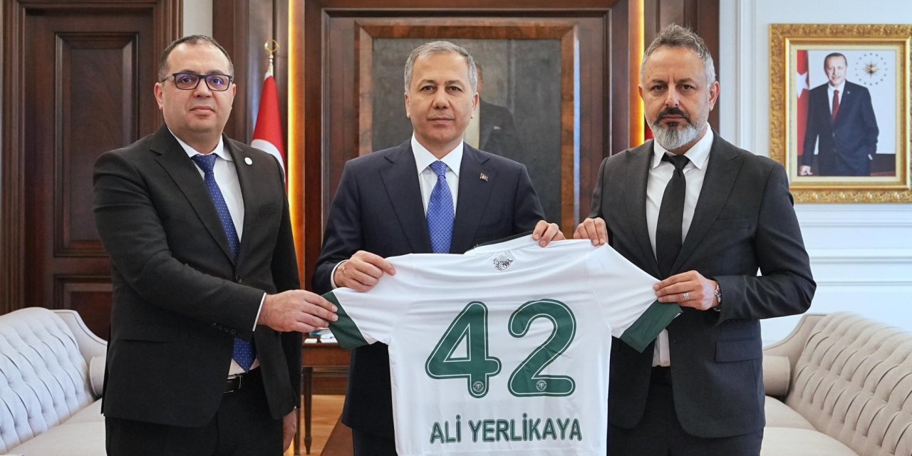 Konyaspor başkanı Korkmaz  Konyalı Bakanları ziyaret etti