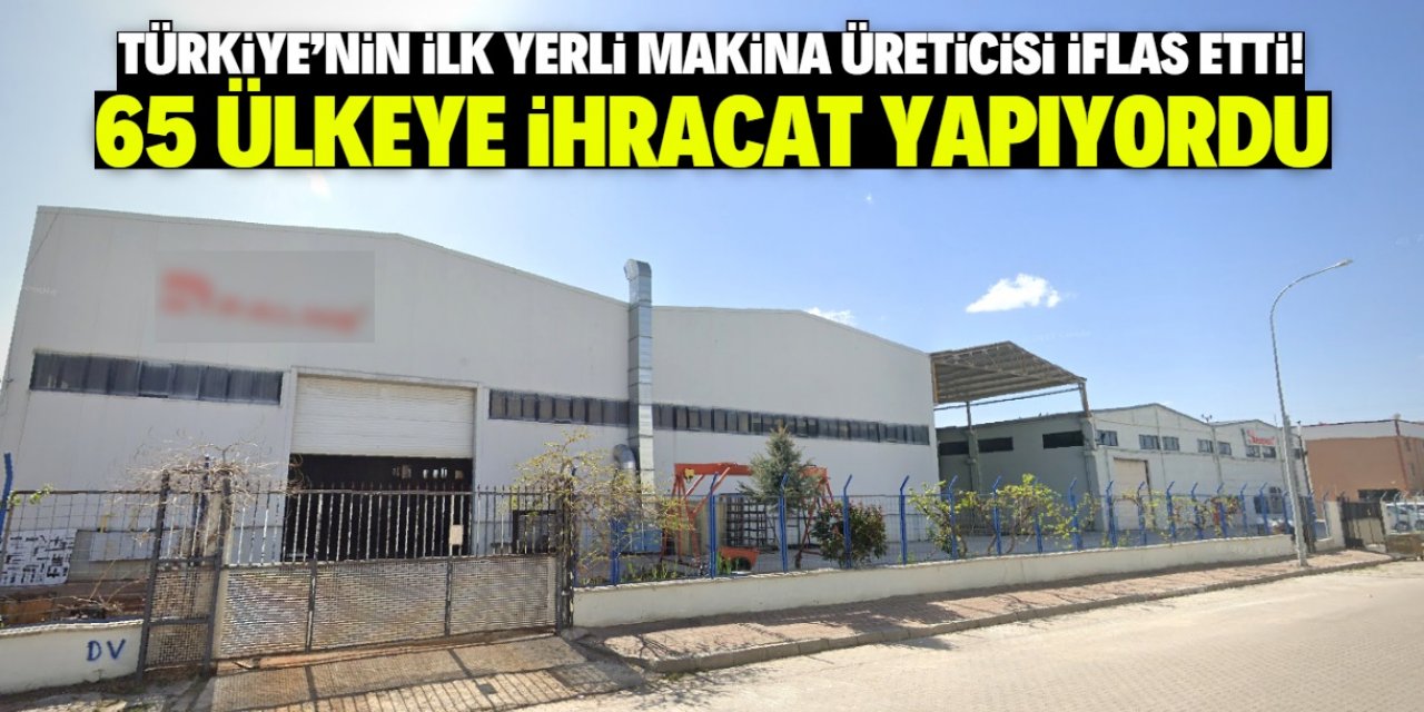 Ankara merkezli fabrika iflas etti