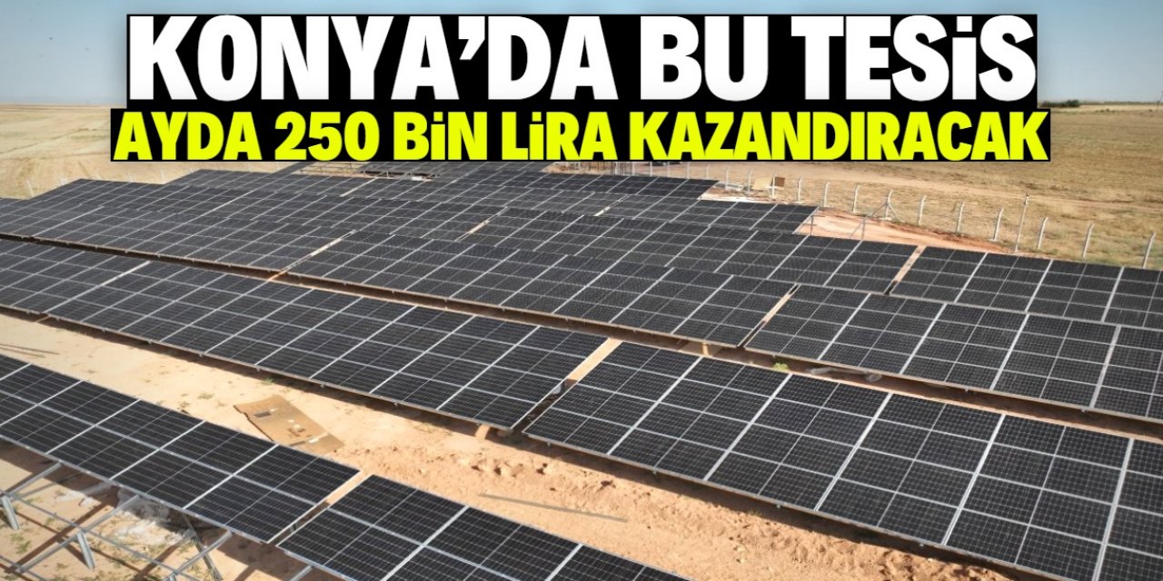 Konya'da belediyeden yenilenebilir enerji yatırımı: Ayda 250 bin lira kazandırıyor