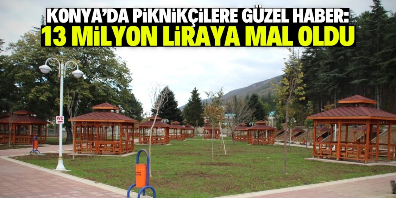 Konya'da piknikçilere güzel haber! Selçuklu Parkı hizmete açıldı