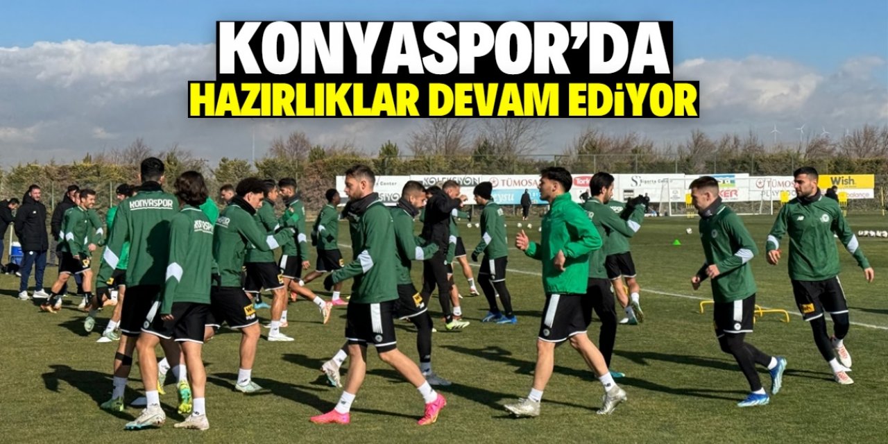 Konyaspor'da Galatasaray maçı hazırlıkları sürüyor