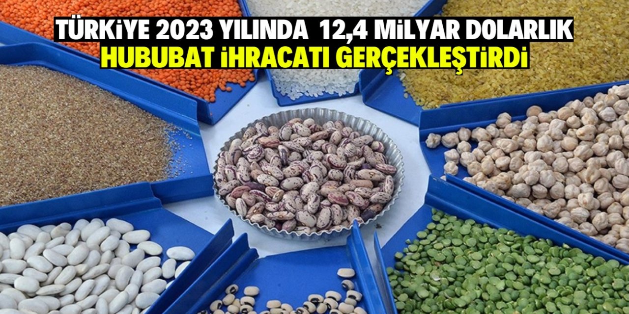 Türkiye'den 2023'te 12,4 milyar dolarlık hububat ve bakliyat ihracatı