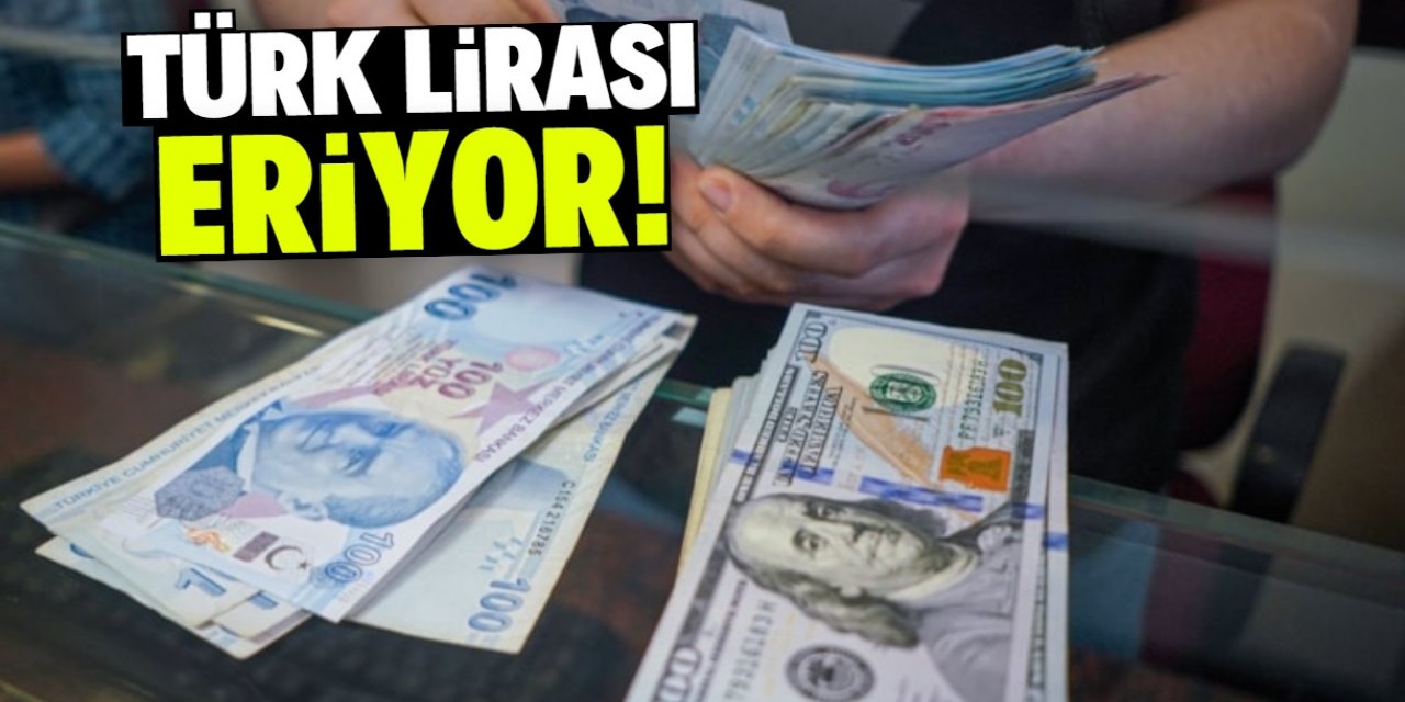 Türk Lirası 17 günde yüzde 2'ye yakın değer kaybetti!