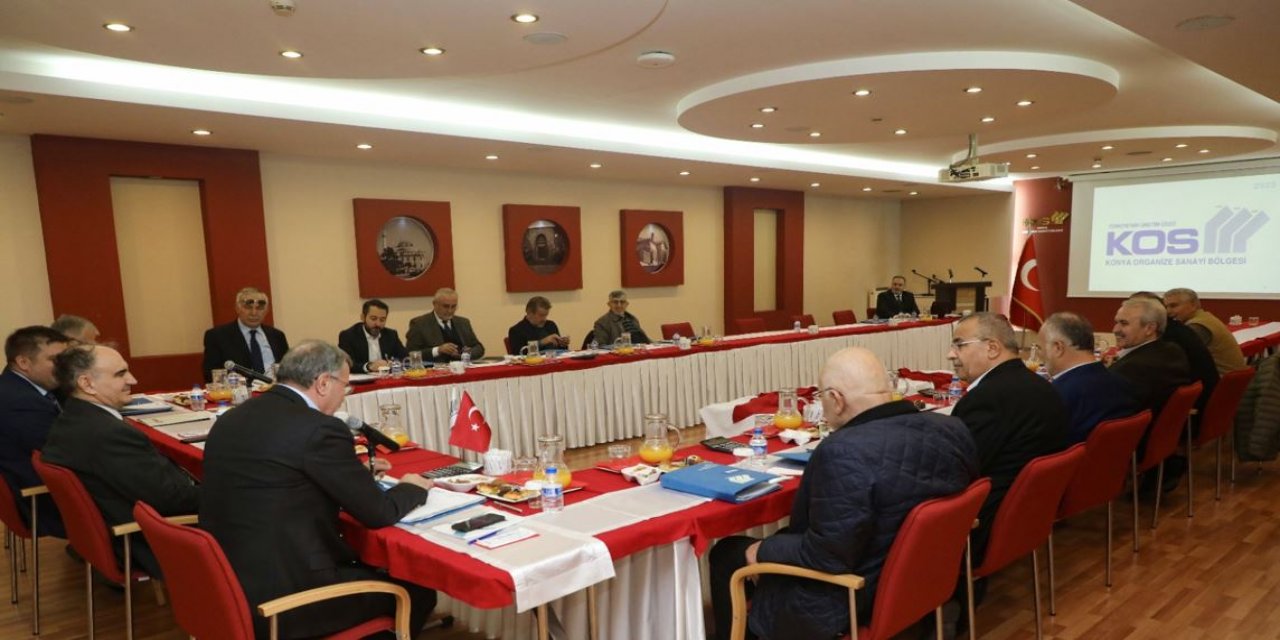 Konya OSB heyet toplantısı  Özkan’ın katılımıyla yapıldı